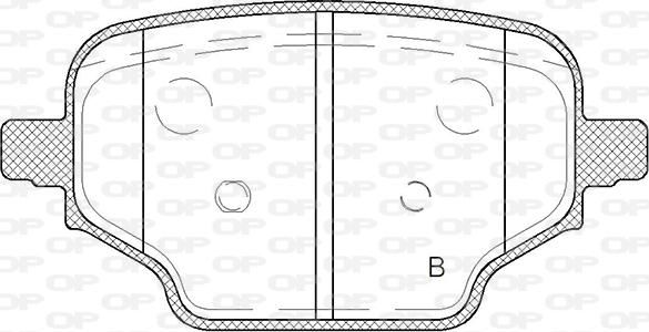 Open Parts BPA1837.00 - Bremžu uzliku kompl., Disku bremzes autodraugiem.lv