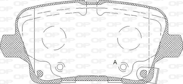 Open Parts BPA1821.02 - Bremžu uzliku kompl., Disku bremzes autodraugiem.lv