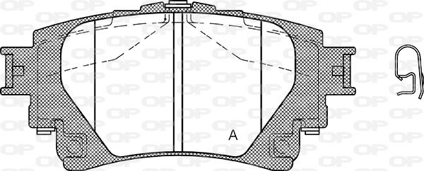 Open Parts BPA1871.00 - Bremžu uzliku kompl., Disku bremzes autodraugiem.lv