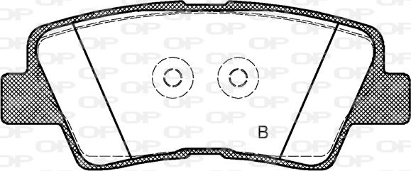 Open Parts BPA1362.42 - Bremžu uzliku kompl., Disku bremzes autodraugiem.lv
