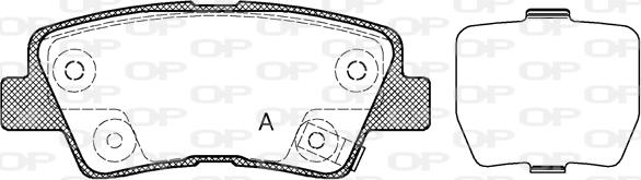 Open Parts BPA1362.02 - Bremžu uzliku kompl., Disku bremzes autodraugiem.lv