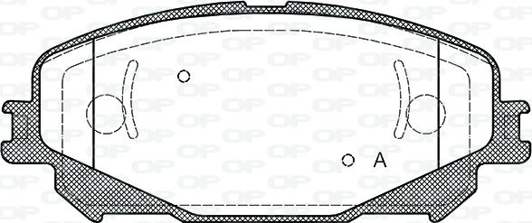 Open Parts BPA1318.30 - Bremžu uzliku kompl., Disku bremzes autodraugiem.lv