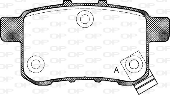 Open Parts BPA1332.02 - Bremžu uzliku kompl., Disku bremzes autodraugiem.lv