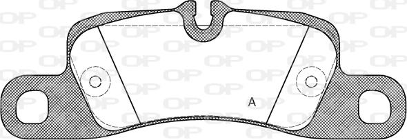 Open Parts BPA1379.00 - Bremžu uzliku kompl., Disku bremzes autodraugiem.lv