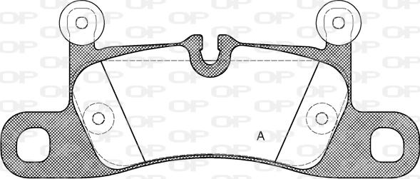 Open Parts BPA1379.10 - Bremžu uzliku kompl., Disku bremzes autodraugiem.lv