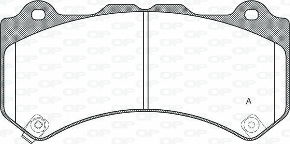 Open Parts BPA1376.04 - Bremžu uzliku kompl., Disku bremzes autodraugiem.lv