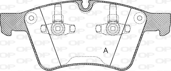 Open Parts BPA1370.00 - Bremžu uzliku kompl., Disku bremzes autodraugiem.lv