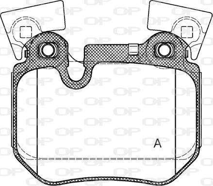 Open Parts BPA1373.00 - Bremžu uzliku kompl., Disku bremzes autodraugiem.lv