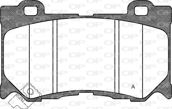 Open Parts BPA1372.01 - Bremžu uzliku kompl., Disku bremzes autodraugiem.lv