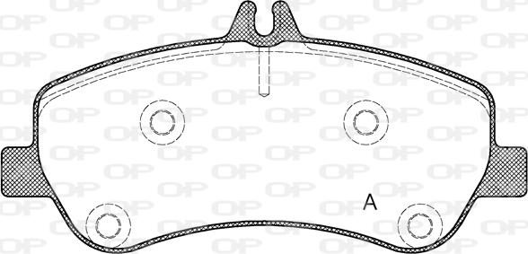 Open Parts BPA1377.00 - Bremžu uzliku kompl., Disku bremzes autodraugiem.lv