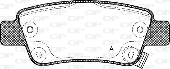 Open Parts BPA1290.02 - Bremžu uzliku kompl., Disku bremzes autodraugiem.lv