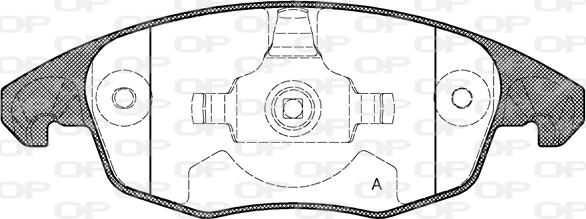 Open Parts BPA1248.00 - Bremžu uzliku kompl., Disku bremzes autodraugiem.lv