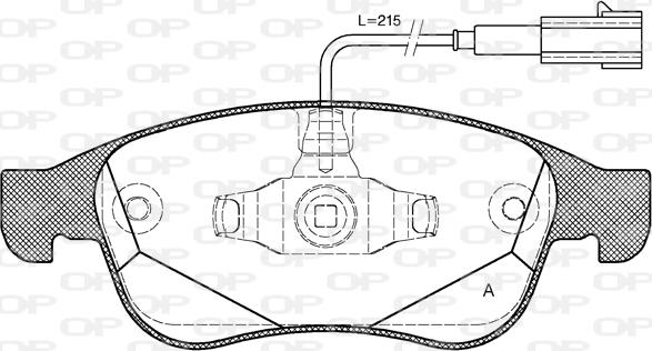 Open Parts BPA1248.02 - Bremžu uzliku kompl., Disku bremzes autodraugiem.lv