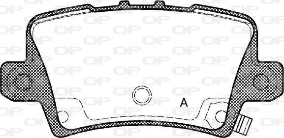 Open Parts BPA1206.02 - Bremžu uzliku kompl., Disku bremzes autodraugiem.lv