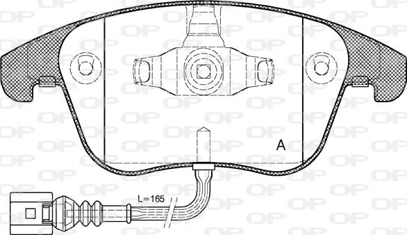 Open Parts BPA1219.21 - Bremžu uzliku kompl., Disku bremzes autodraugiem.lv