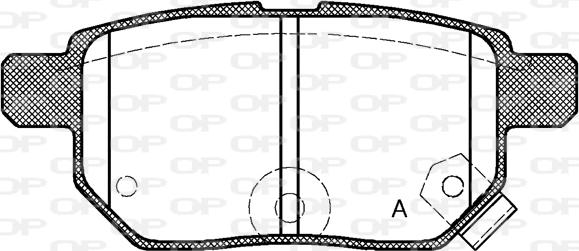 Open Parts BPA1286.02 - Bremžu uzliku kompl., Disku bremzes autodraugiem.lv