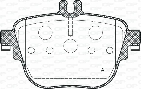 Open Parts BPA1792.00 - Bremžu uzliku kompl., Disku bremzes autodraugiem.lv