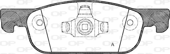 Open Parts BPA1718.00 - Bremžu uzliku kompl., Disku bremzes autodraugiem.lv