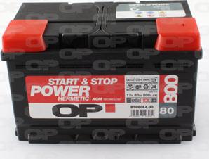 Open Parts BS080L4.00 - Startera akumulatoru baterija autodraugiem.lv