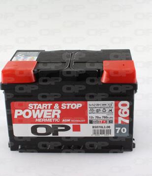 Open Parts BS070L3.00 - Startera akumulatoru baterija autodraugiem.lv