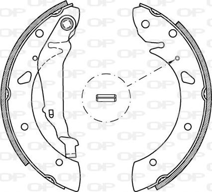 Open Parts BSA2052.00 - Bremžu loku komplekts autodraugiem.lv