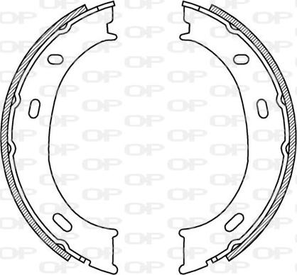 Open Parts BSA2192.00 - Bremžu loku komplekts autodraugiem.lv