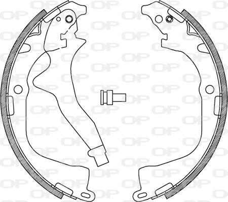 Open Parts BSA2242.00 - Bremžu loku komplekts autodraugiem.lv