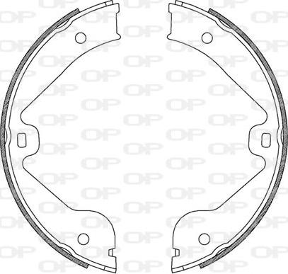 Open Parts BSA2211.00 - Bremžu loku komplekts autodraugiem.lv