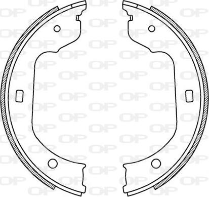 Open Parts BSA2213.00 - Bremžu loku komplekts autodraugiem.lv