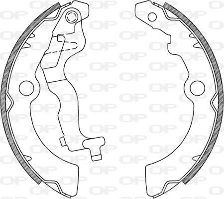 Open Parts BSA2236.00 - Bremžu loku komplekts autodraugiem.lv