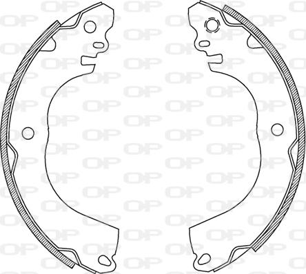 Open Parts BSA2238.00 - Bremžu loku komplekts autodraugiem.lv