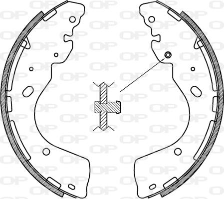 Open Parts BSA2233.00 - Bremžu loku komplekts autodraugiem.lv