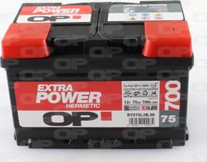 Open Parts BY075L3B.30 - Startera akumulatoru baterija autodraugiem.lv