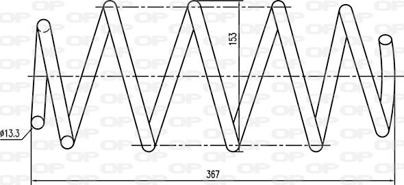 Open Parts CSR9042.02 - Balstiekārtas atspere autodraugiem.lv