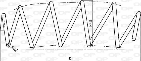 Open Parts CSR9064.00 - Balstiekārtas atspere autodraugiem.lv