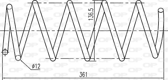 Open Parts CSR9006.00 - Balstiekārtas atspere autodraugiem.lv