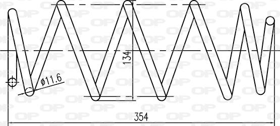 Open Parts CSR9033.00 - Balstiekārtas atspere autodraugiem.lv