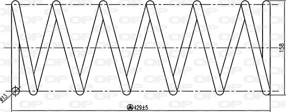 Open Parts CSR9132.00 - Balstiekārtas atspere autodraugiem.lv