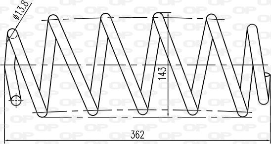 Open Parts CSR9271.00 - Balstiekārtas atspere autodraugiem.lv