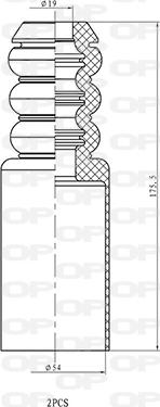 Open Parts DCK5111.02 - Gājiena ierobežotājs, Atsperojums autodraugiem.lv