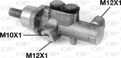 Open Parts FBM1165.00 - Galvenais bremžu cilindrs autodraugiem.lv