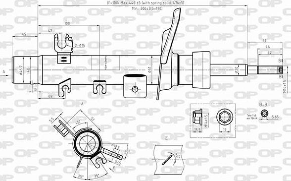 Open Parts SAB8553.31 - Amortizators autodraugiem.lv