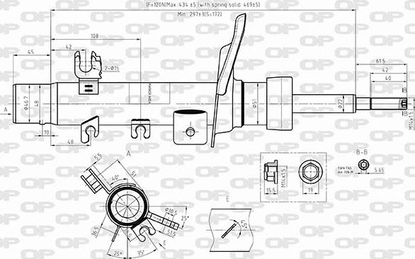 Open Parts SAB8567.31 - Amortizators autodraugiem.lv