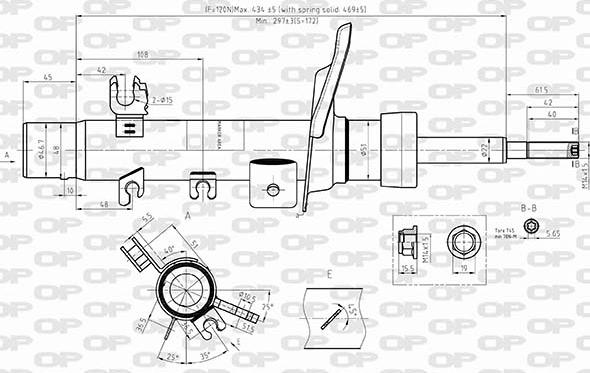 Open Parts SAB8579.31 - Amortizators autodraugiem.lv