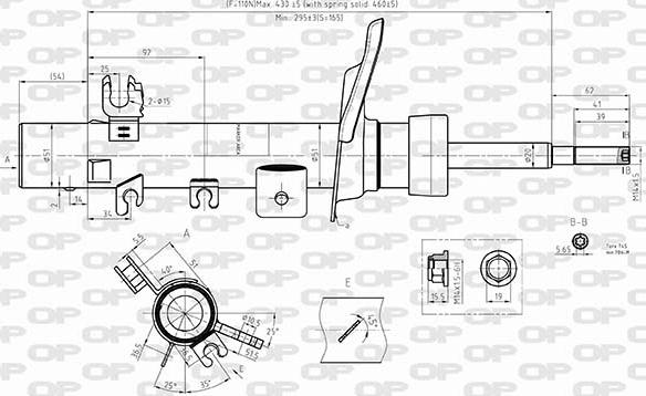 Open Parts SAB8570.31 - Amortizators autodraugiem.lv