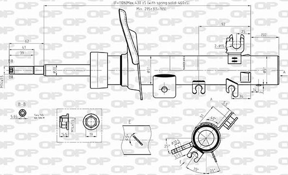 Open Parts SAB8571.31 - Amortizators autodraugiem.lv