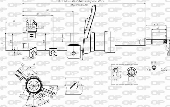 Open Parts SAB8577.31 - Amortizators autodraugiem.lv