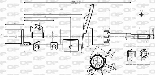 Open Parts SAB8646.31 - Amortizators autodraugiem.lv