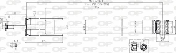 Open Parts SAB8093.32 - Amortizators autodraugiem.lv