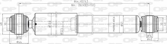 Open Parts SAB8006.32 - Amortizators autodraugiem.lv